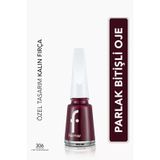 Nail Enamel Yüksek Pigmentli & Parlak Bitişli Oje Fne-306 Lost In Bordeaux