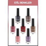 Nail Flawless 7'li Stil Renkler Oje Seti