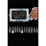 Nail Master 288'li Protez Tırnak Tipsi Üst Form Poly Jel Jel Tips Set Kompozit 12 Model