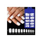 Nail Master 96'lı Naturel Beyaz Küt Takma Tırnak