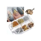 Nail Master Folyo Parçaları 6'lı Tırnak Süsleme Nail art