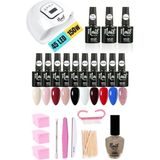 Nail Master Kalıcı Oje Seti 10 Adet 7,3 ml Favori Renkler ile Gelin Makyajınızı Tamamlayın