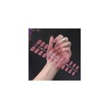 Nail Master Küt Takma Tırnak 24 Adet Mat Pembe Renkli Profesyonel Kalite