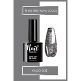 Nail Master M852 7.3 ml Kalıcı Oje Simli Koyu Gümüş