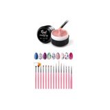 Nail Master Protez Tırnak Jeli 15ml 905 + 15li Fırça Seti