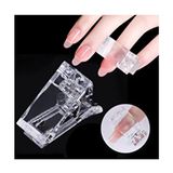Nail Master Protez Tırnak Klips Poly Jel Uygulama Tips Mandalı 1 Adet - Beyaz