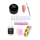 Nail Master Protez Tırnak Uv Jel Seti 903 - Naturel Pink