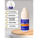 Nail Master Takma Tırnak Yapıştırıcı Suya Dayanıklı Uzun Süreli Kullanım 3 gr - Mavi
