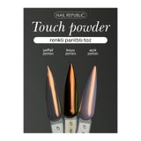 Nail Republic Işıltılı Tırnak Tozu Touch Powder 47 Altın & Şeffaf Renk – Ayna Efekti Profesyonel Manikür için