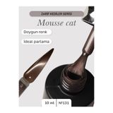 Nail Republic Kalıcı Jel Oje Profesyonel Manikür Jeli - Mousse Cat 131 Kedi Gözü 10ml