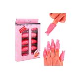 Nail Republic Kalıcı Oje Çıkarma Klipsi – 10’lu Pembe Mandal Seti, Kalıcı Oje Ve Jel Temizliği Için Yardımcı
