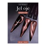 Nail Republic Kalıcı Oje Mystic Cat 687 (10 ml) – Kahverengi Manyetik Kedi Gözü Nail Art UV LED Tırnak Jeli