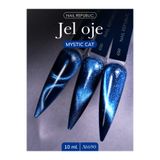 Nail Republic Kalıcı Oje Mystic Cat 690 (10 ml) – Mavi Manyetik Kedi Gözü Nail Art UV LED Tırnak Jeli