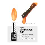 Nail Republic Kalıcı Oje Turuncu Vitraj 563 (10 ml) – Yarı Şeffaf, Dayanıklı UV Jel Nail Polish