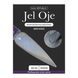 Nail Republic Kalıcı Oje WOW MEOW Kedi Gözü №070 (10 ml) – Gümüş Holografik Manyetik Nail Art Profesyonel Oje