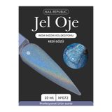 Nail Republic Kalıcı Oje WOW MEOW Kedi Gözü №072 (10 ml) – Gümüş Holografik Manyetik Nail Art Profesyonel Oje