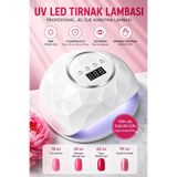 Nail Room UV LED Lamba Tırnak Kurutucu F6 – Profesyonel Hızlı Kürleme Akıllı Sensörlü Finish