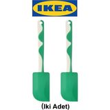 Naile Collection Ikea 2 Li Spatula Yeşil Beyaz