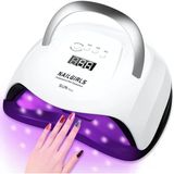 Naılgırls Uv Led Tırnak Lambası, 168 W Hızlı Uv Işığı, Jel Cila, 4 Zamanlayıcı Ayarlı, Otomatik Sensörlü Profesyonel Kürleme, El Ve Ay