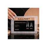 nailport Badem (Almond) Protez Tırnak Sandwich Dual Üst Form Jel Polygel Acrygel - Akrijel ve Polijel İçin Du