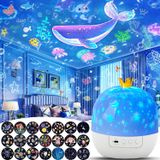 Naitmsad 21 Film Seti, Çocuklar için Gece Işıkları, Star Galaxy Projektörü, Yatak Odası için Gece Işıkları, Tavan Lambası, Erkek ve Kız Çocukları için 360° Dönen Yıldız Projektörü, Doğum Günü, Noel Hediyeleri,