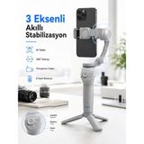 Najmaddin Karg Profesyonel Telefon Gimbal Stabilizer 3 Eksen Sabitleme Çoklu Çekim Modları Uzun P - Renkli