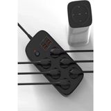Najmaddin Karg Termal Akım Korumalı 6’lü Priz 4x USB 2x Type-C Çıkışlı Grup Priz Çoğalt�