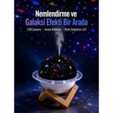 Najmaddin Karg USB Bağlantılı Projektör Işıklı Taşınabilir Mini Hava Nemlendirici ve Aroma - Renkli