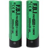 Najmaddin Mep Mep F.b.ı Vtc6 18650 3.7V 3000MAH 30A Li-Ion Şarjlı Pil + Pil Taşıma Kutusu 2'li Set Najmad - Renkli