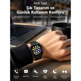 Najmaddin Mey ® Bluetooth Arama, Akıllı Bildirimler ve Günlük Sağlık Takibi Sunan Şık Tasarımlı Ak� - Renkli