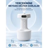 Najmaddin Mey ® Dekoratif Hava Nemlendirici 800 ml Sessiz Aroma Difüzör Anti Yerçekimi Su Efektli Mey Najm - Renkli
