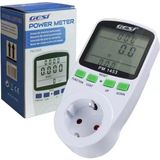 Najmaddin Sh Gesi PM-1453 Dijital Wattmetre Enerji Sarfiyat Ölçer Tüketim Ölçer 220 Volt 16 Amper 3680 Wa - Renkli