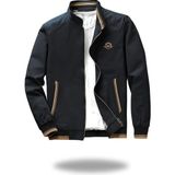 Nakış Armalı Mevsimlik Erkek Mont & Ceket Siyah - 5XL