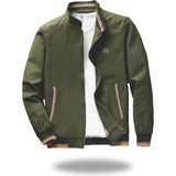 Nakış Armalı Mevsimlik Erkek Mont & Ceket Yeşil - 2XL