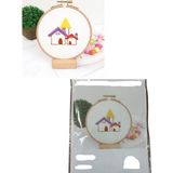 Nakış Kitleri Kasnaklı 8.6 X 6 cm Ev