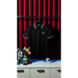 Nakış Logo Detaylı Siyah Erkek Polo T-Shirt