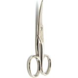 Nakış Makası Kıvrık Uçlu 11 cm - Beyaz