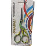 Nakış Makası Kuğulu Dekoratif Makas Yeşil YBL-048 Model 6