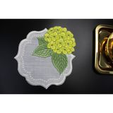 Nakışkonsept Ortanca Desenli Kokteyl Peçete - 15 x 15 cm - Sarı