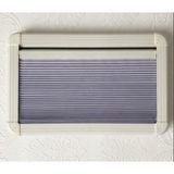 Nakkash Exclusive 63X48 Termaldikey Karavan Perde ve Sineklik - 847TermalBeyazKrvnPrfKrem6348dky