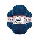 Nako 10328 Pırlanta Amigurumi 5 Adet Petrol Mavi El Örgü İpi Yünü