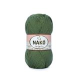 Nako 11253 5 Adet Haki Yeşil Pırlanta Amigurumi El Örgü İpi Yünü