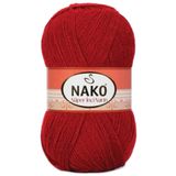 Nako 1175 Koyu Kırmızı Süper İnci 100 gr El Örgü İpi