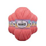 Nako 1469 5 Adet Somon Elite Baby El Örgü İpi Tüylenmeyen Bebek Yünü