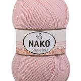 Nako 1479 Açık Pudra Süper İnci 100 gr El Örgü İpi