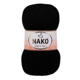 Nako 217 Siyah 100 gr Süper İnci El Örgü İpi