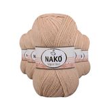 Nako 219 Süper İnci 5 Adet 100 gr Deve Tüyü El Örgü İpi