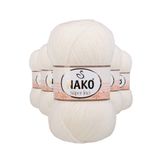Nako 300 5 Adet 100 gr Ekru Süper İnci El Örgü İpi
