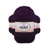 Nako 3260 5 Adet 100 gr Mor Süper İnci El Örgü İpi
