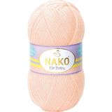 Nako 3701 Soft Şeftali 1 Adet Elite Baby El Örgü İpi Tüylenmeyen Bebek Yünü